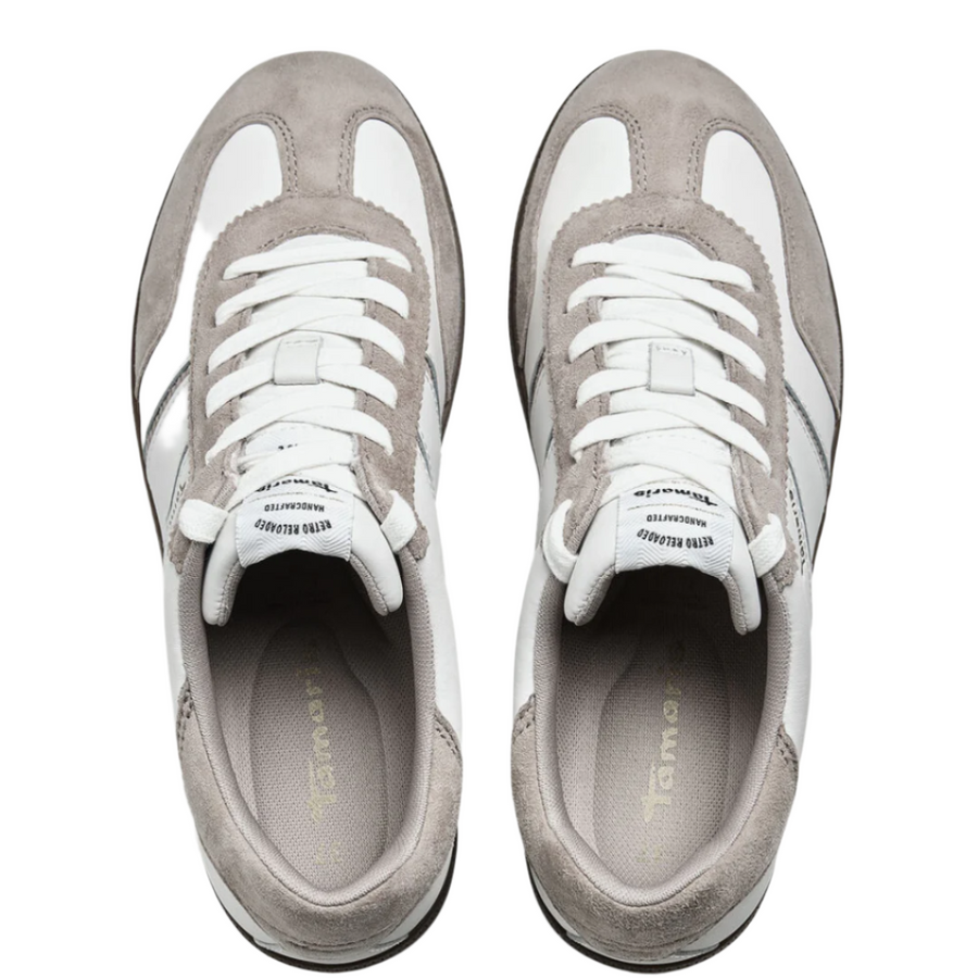 Tamaris 23624 Ladies Sneaker-Off White Combi