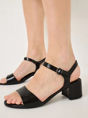 Tamaris 28249-44 Sandals-Black Patent